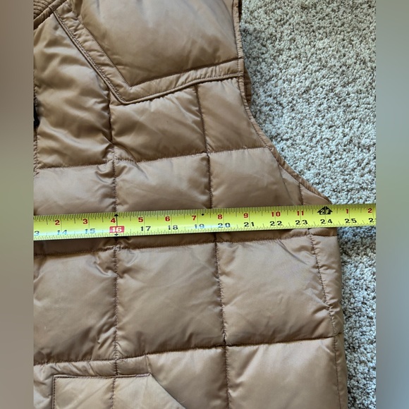 Silver Rider Down Feathers Brown Puffer Vest Size Large - Picture 9 of 10